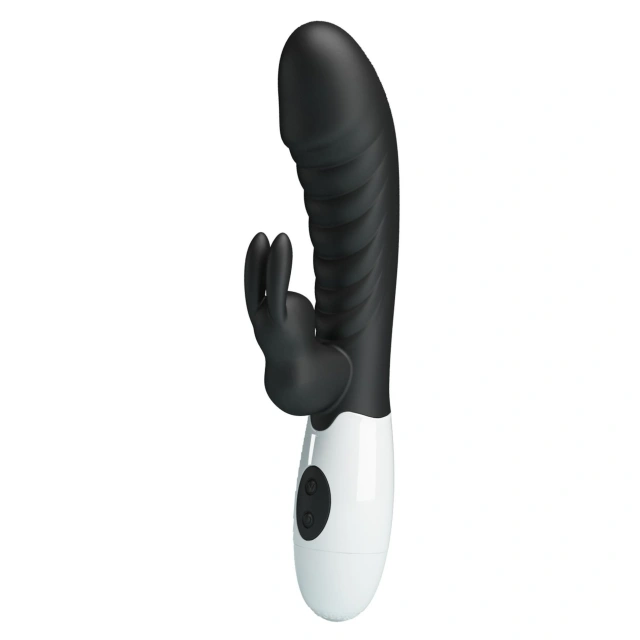 Wibrator Króliczek Naughty Bunny 30 Functions Black Pretty Love 30 Trybów Czarny | 100% ORYGINAŁ| DYSKRETNA PRZESYŁKA