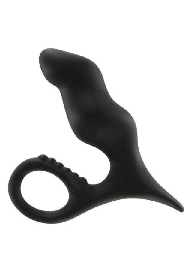 Stymulator Prostaty Silikonowy Czarny 