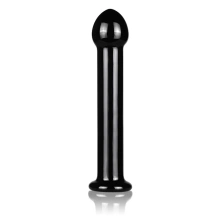 Dildo Glass Romance Black Lovetoy Czarny | 100% ORYGINAŁ| DYSKRETNA PRZESYŁKA