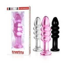 Szklany Korek Analny Glass Romance Lovetoy 14,0 Cm Różowy
