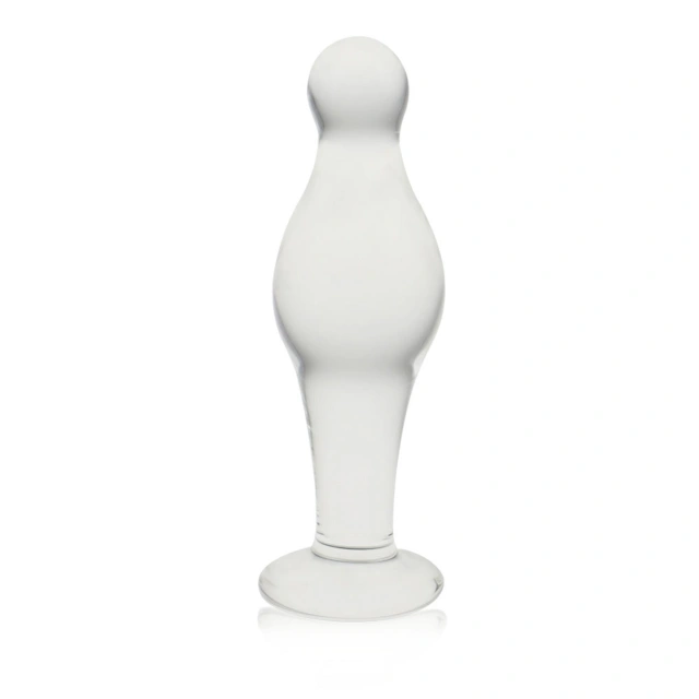 Szklany Korek Analny Glass Romance Lovetoy 11,4 Cm Przezroczysty