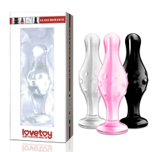 Szklany Korek Analny Glass Romance Lovetoy 11,4 Cm Przezroczysty