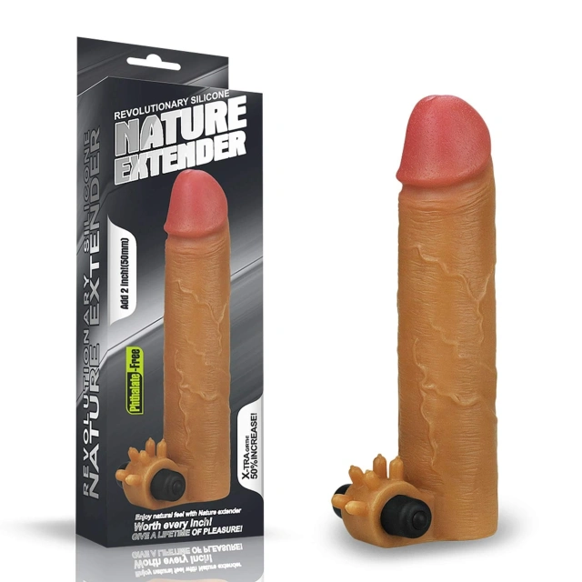 Nasadka na Penisa Add Vibratingsilicone Extender Lovetoy 5,1 Cm | 100% ORYGINAŁ| DYSKRETNA PRZESYŁKA
