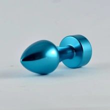 Korek Analny Aluminium Lovetoy Niebieski | 100% ORYGINAŁ| DYSKRETNA PRZESYŁKA