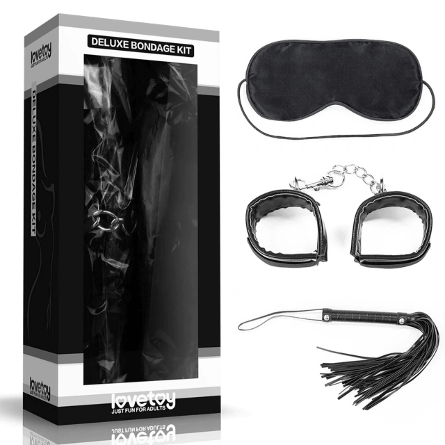 Akcesoria Bondage Deluxe Bondage Kit Lovetoy | 100% ORYGINAŁ| DYSKRETNA PRZESYŁKA
