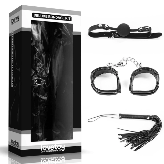 Akcesoria Bondage Deluxe Bondage Kit Lovetoy | 100% ORYGINAŁ| DYSKRETNA PRZESYŁKA