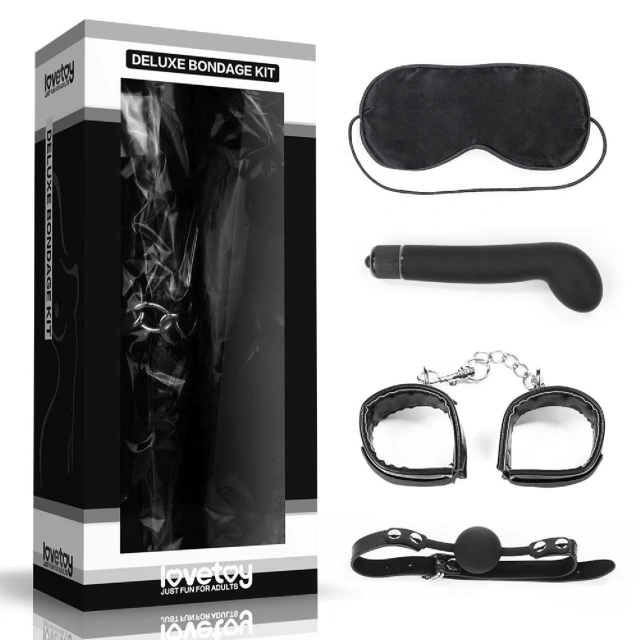 Akcesoria Bondage Zestaw-deluxe Bondage Kit Lovetoy | 100% ORYGINAŁ| DYSKRETNA PRZESYŁKA