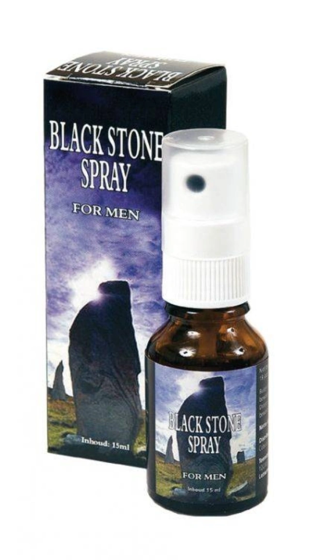 Black Stone - Delay Spray Opóźniający Wytrysk 15ml | 100% ORYGINAŁ| DYSKRETNA PRZESYŁKA