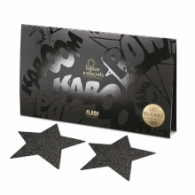 Ozdobne naklejki na sutki Flash Star Black Bijoux Indiscrets