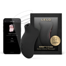 Stymulator łechtaczki sterowany aplikacją Sona 3 Cruise Black LELO