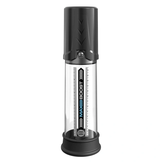 Pompka do penisa Max Boost - Black/Clear Pump Worx