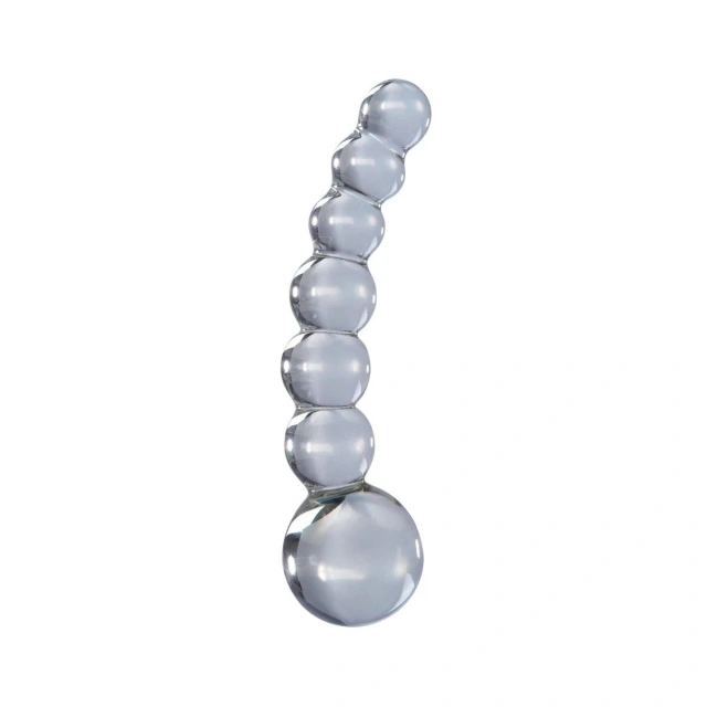 Luksusowy szklany masażer No.66 Transparent Icicles