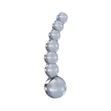 Luksusowy szklany masażer No.66 Transparent Icicles