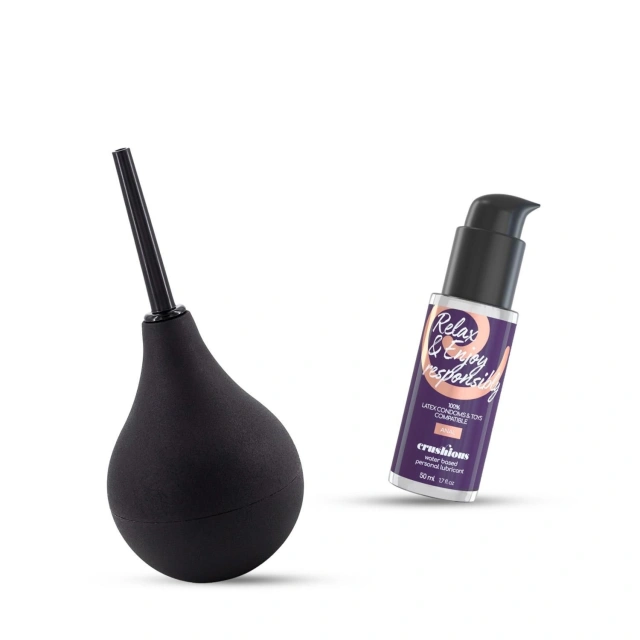 Gruszka Analna i Lubrykant Wodny Douche & Go Anal Douche 90ml With Anal 50ml Crushious | 100% ORYGINAŁ| DYSKRETNA PRZESYŁKA