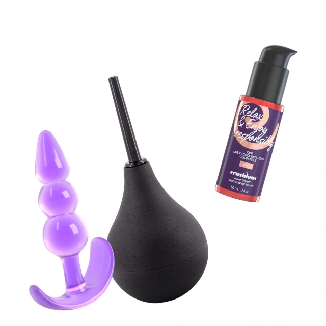 Korek i Gruszka Analna z Żelem Explorer Anal Douche 90ml With Anal 50ml And The Plunger Anal | 100% ORYGINAŁ| DYSKRETNA PRZESYŁKA