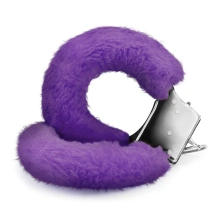 Kajdanki Bdsm Love Cuffs Furry Handcuffs Purple Crushious Fioletowy | 100% ORYGINAŁ| DYSKRETNA PRZESYŁKA
