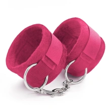 Kajdanki Bdsm Tough Love Velcro Handcuffs With Extra 40cm Chain Pink Crushi | 100% ORYGINAŁ| DYSKRETNA PRZESYŁKA