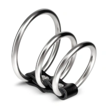 Pierścień Erekcyjny Saruman 3 Metal Cockring Set Crushious | 100% ORYGINAŁ| DYSKRETNA PRZESYŁKA