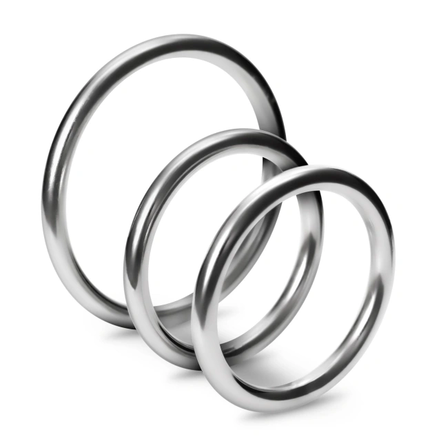 Pierścień Erekcyjny Metaleros 3 Metal Cockring Set Crushious | 100% ORYGINAŁ| DYSKRETNA PRZESYŁKA