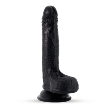 Dildo Inviktus 7 Liquid Silicone Black Crushious Czarny | 100% ORYGINAŁ| DYSKRETNA PRZESYŁKA