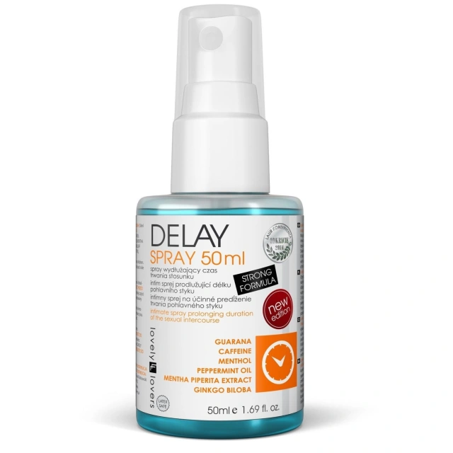 Delay Spray Opóźniający Wytrysk 50 Ml Lovely Lovers | 100% ORYGINAŁ| DYSKRETNA PRZESYŁKA