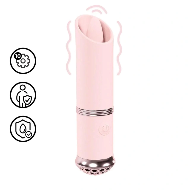 Mini Wibrator Szminka Luxe Loveline Różowy | 100% ORYGINAŁ| DYSKRETNA PRZESYŁKA