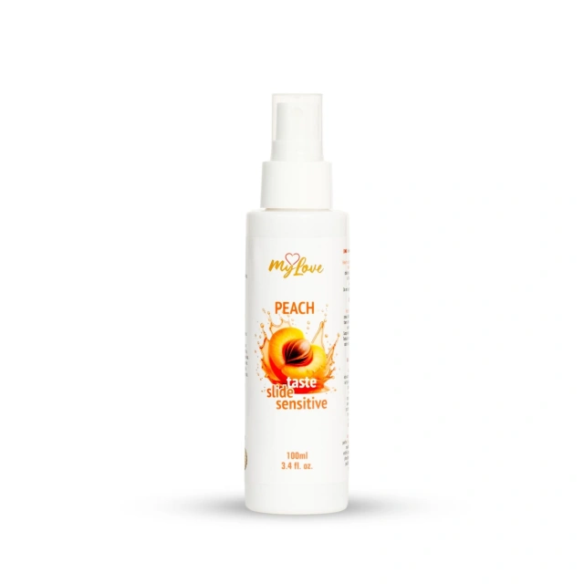 Lubrykant Smakowy Brzoskwiniowy Taste Slide Sensitive MyLove Nawilżający Do Seksu Oralnego 100 ml