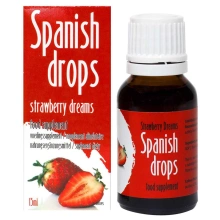 Krople Na Libido Truskawkowe Spanish Drops Strawberry Dreams Cobeco Afrodyzjak