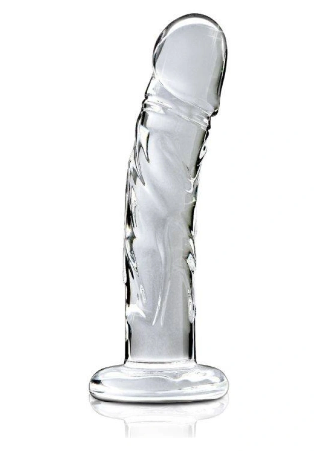 Szklane Dildo Icicles No. 62 Penis Przeźroczysty 