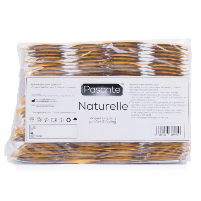 Prezerwatywy Naturalne Pasante Naturelle Bulk 144 szt.