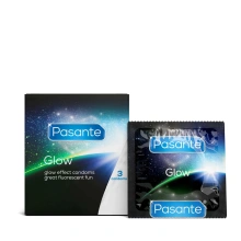 Prezerwatywy Świecące W Ciemności Pasante Glow 3 szt.