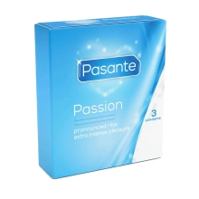 Prezerwatywy Prążkowane Pasante Ribbed Passion 3 szt.