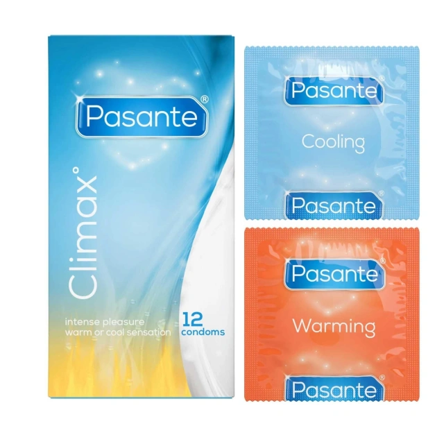 Prezerwatywy Prążkowane Pasante Climax 12 szt.