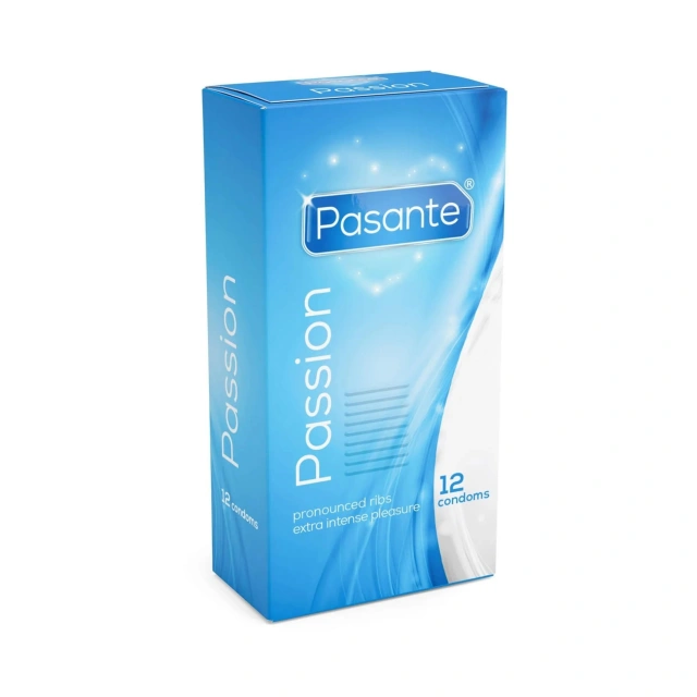Prezerwatywy Prążkowane Pasante Ribbed Passion 12 szt.