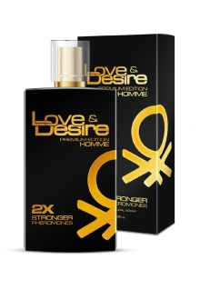 Perfumy z Feromonami Love Desire Gold For Men Sexual Health Series 100 ml