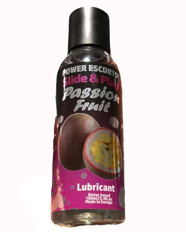 Lubrykant Smakowy Marakuja (Passion Fruit) Slide & Play Power Escorts 100 ml