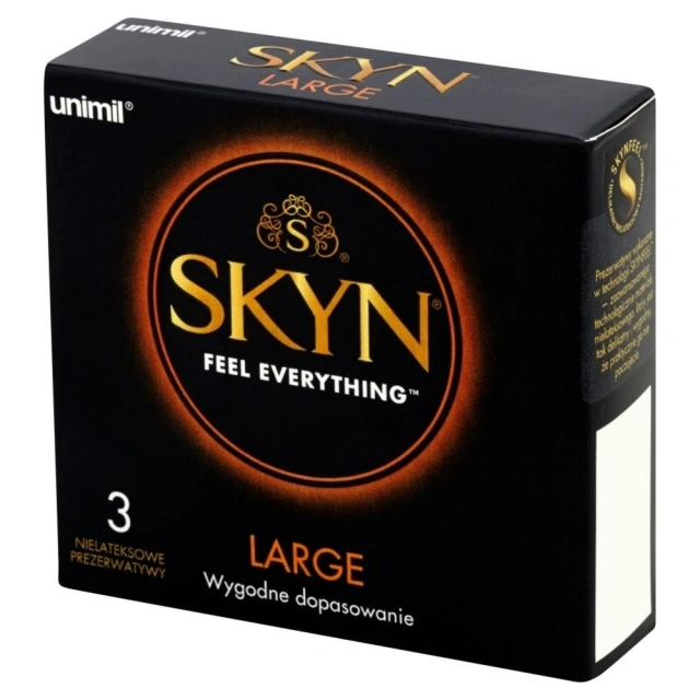 Prezerwatywy Nielateksowe XL SKYN Large 3 szt.