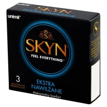 Prezerwatywy Nielateksowe Extra Nawilżane SKYN Extra Wet 3 szt.