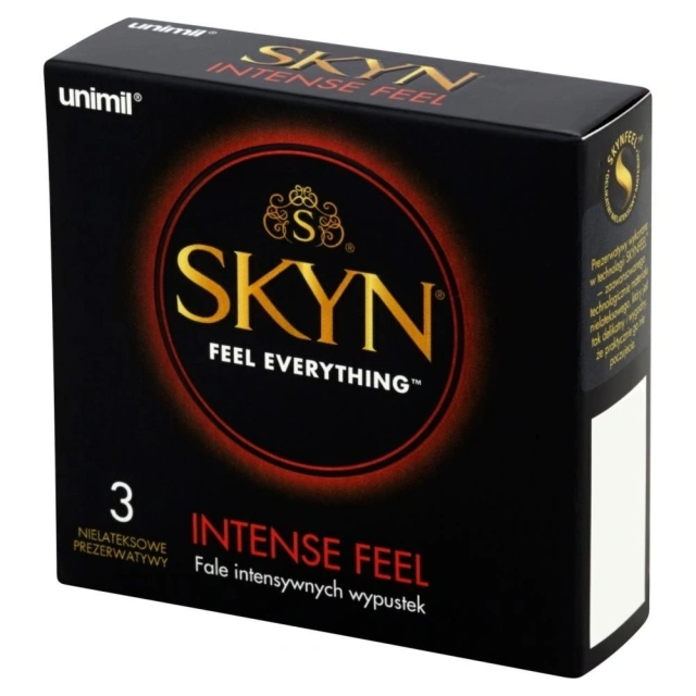 Prezerwatywy Nielateksowe Intensywne Doznania SKYN Intense Feel 3 szt.