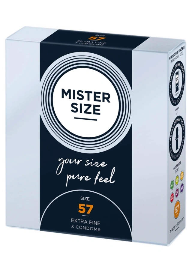 Prezerwatywy Mister Size 57 mm 3 szt.