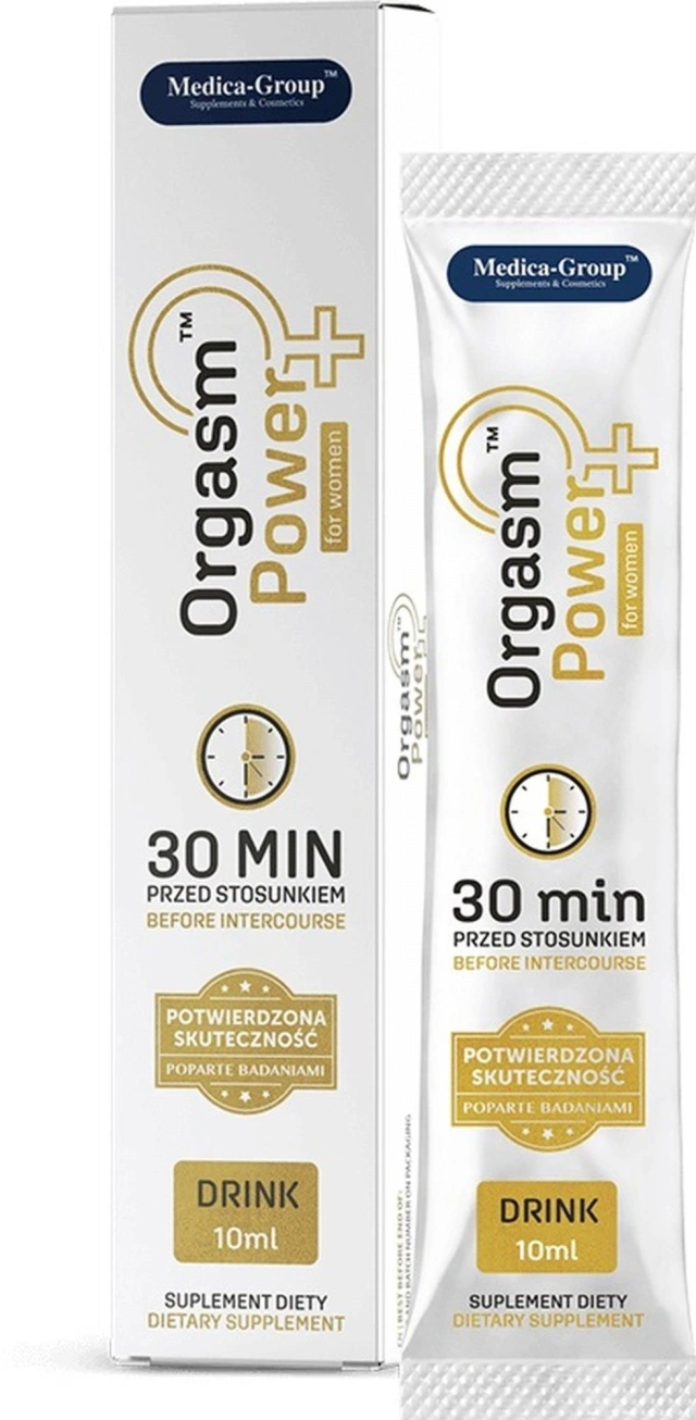 Shot Wspomagający Orgazm Dla Kobiet Orgasm Power For Women Medica 10 ml