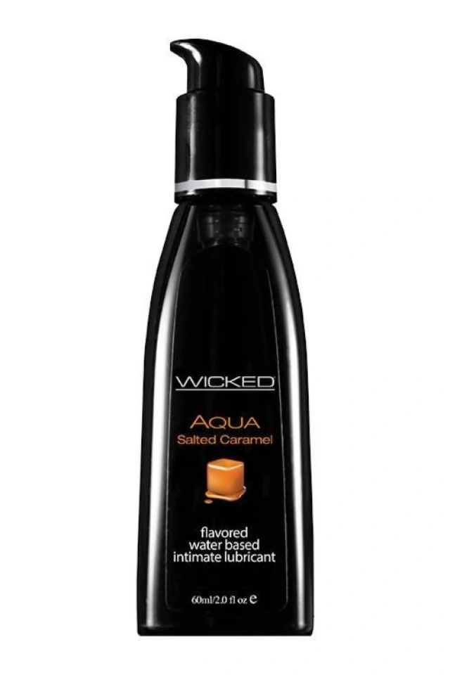 Lubrykant Smakowy Solony Karmel (Salted Caramel) Wicked Aqua 60 ml