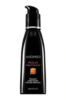 Lubrykant Smakowy Solony Karmel (Salted Caramel) Wicked Aqua 60 ml