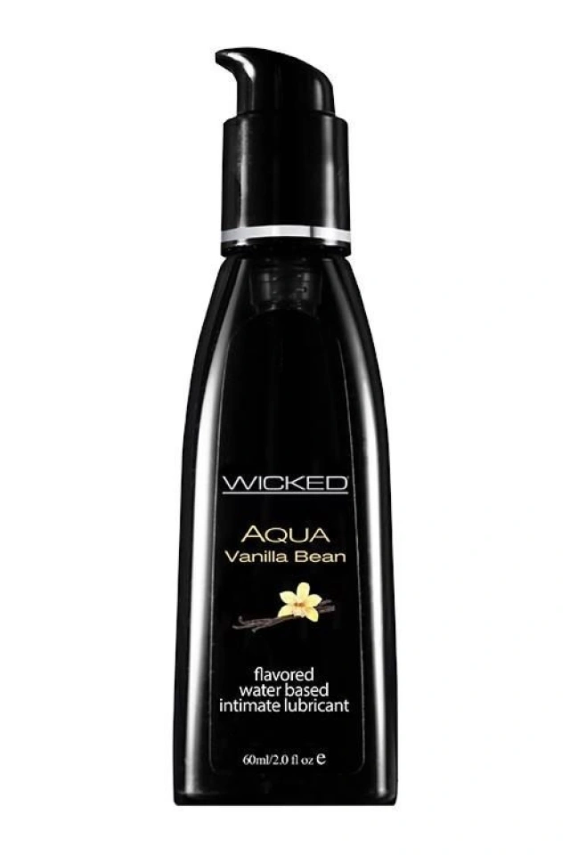 Lubrykant Smakowy Wanilia Bourbon (Vanilla Bean) Wicked Aqua 60 ml
