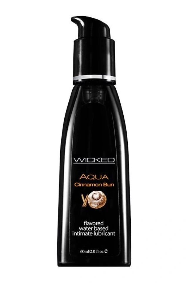 Lubrykant Smakowy Cynamonowa Bułeczka (Cinnamon Bun) Wicked Aqua 60 ml