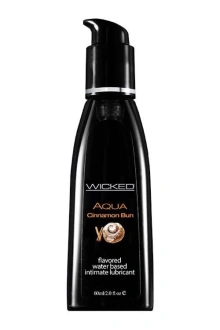Lubrykant Smakowy Cynamonowa Bułeczka (Cinnamon Bun) Wicked Aqua 60 ml
