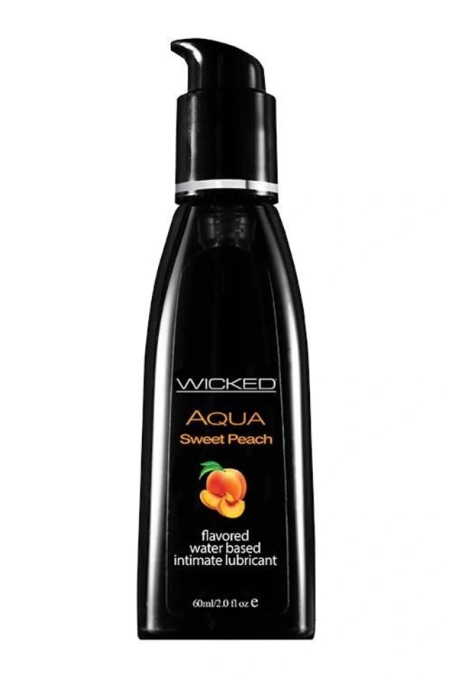 Lubrykant Smakowy Słodka Brzoskwinia (Sweet Peach) Wicked Aqua 60 ml
