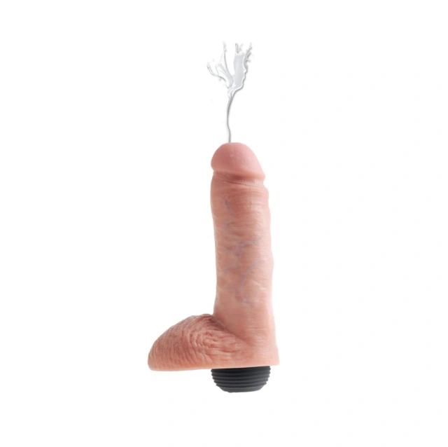 Dildo King Cock Squirting Cock With Balls 8 Light Pipedream | 100% ORYGINAŁ| DYSKRETNA PRZESYŁKA