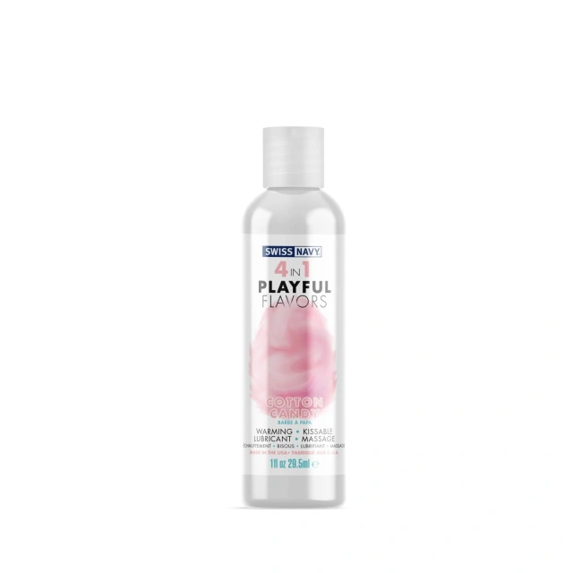 Lubrykant Smakowy 4 w 1 Wata Cukrowa (Cotton Candy) Swiss Navy 30 ml