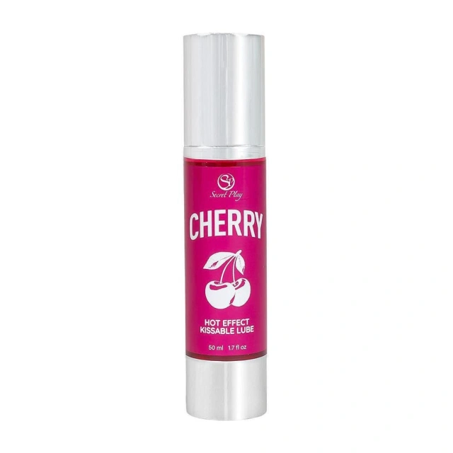 Lubrykant Smakowy Wiśnia (Cherry) Hot Effect Kissable Secret Play